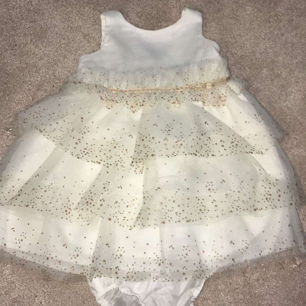 Tulle & Rose gold glitter dress